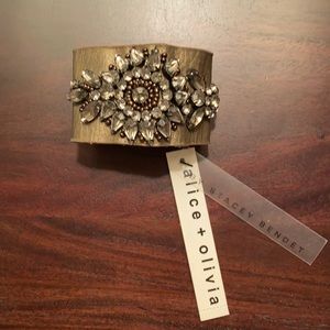Alice and Olivia stretch cuff bracelet - NWT!